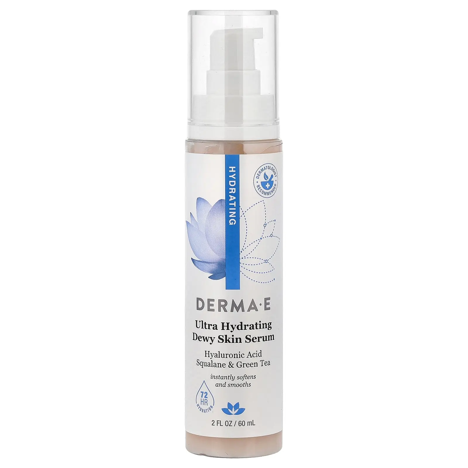 DERMA E Ultra Hydrating Dewy Skin Serum, 2 fl oz (60 ml)