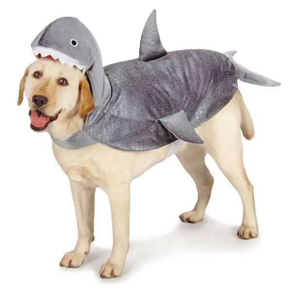 212 MAIN Extra Large Fancy Plush Ocean Predator Dog Costume - Ocean Theme, Plush Fabric, Authentic Appearance, Warm Pet Apparel