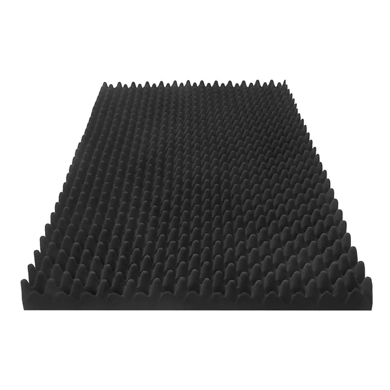 1 x Acoustic Foam Wedge Panels - High-Density Polyurethane, 120x60x5cm (48x24x2in), Vacuum-Sealed, Quick Recovery, Easy to Cut for Soundproofing Bedrooms, Studios, Home Office Recording Spaces
