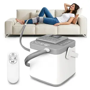 Cold Therapy Machine,Programmable Timer Knee Ice Machine with Silent Pump,Knee Replacement System for Cryotherapy Pain Sports Injuries,Ice Therapy Ankle/Leg/Shoulder/Back/Hip