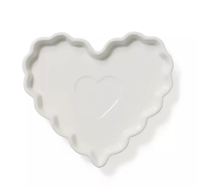 Target Bullseye's Valentine's 2026 Ceramic Heart Serveware 9"W NEW Heart-Shaped Serving Dish for Valentine's Day