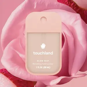 Touchland Rosewater Glow Mist Hand Sanitizer, Revitalizing and Smoothing Touchland Rosewater Glow Mist Hand Sanitizer, Revitalizing and Smoothing