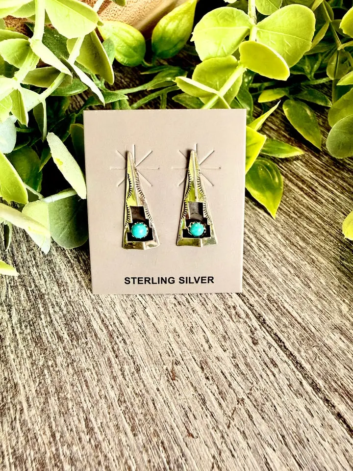 Felix Perry ~ Turquoise Stunner Stud Earrings