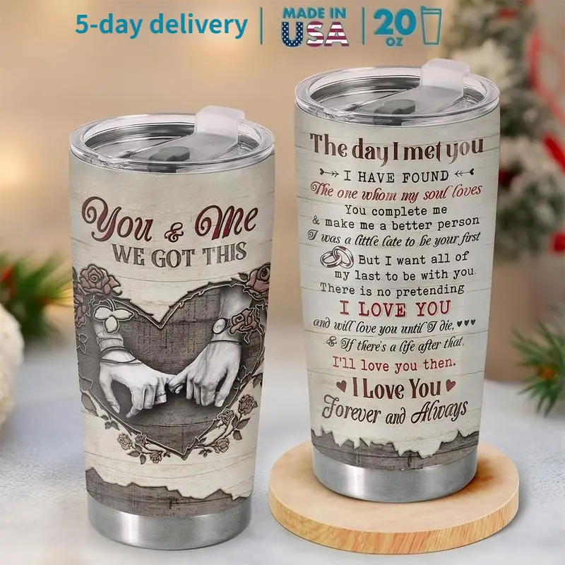 Stanley‌ 20Oz KindCrafts Classic Solid Insulated Stainless Steel Flask - Made in USA, Single Unit (500-1000 ml), Valentine’s Gift for Spouse, Insulated Tumbler, Beverage Cup, Nespresso Nomad Cup, Blush Pink Straw Drinkware with Letters
