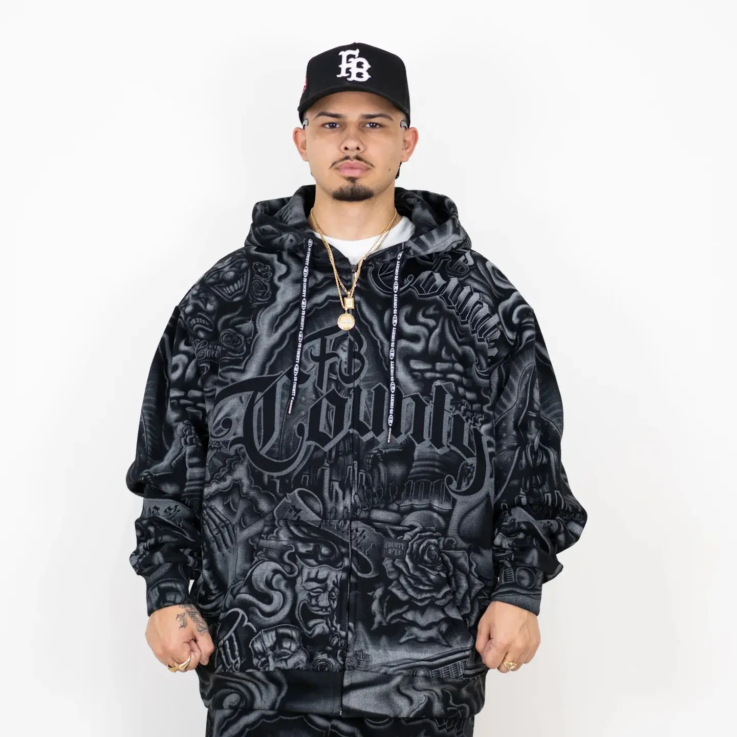FB County Inked Up Hoodie Menswear Sweatshirts
