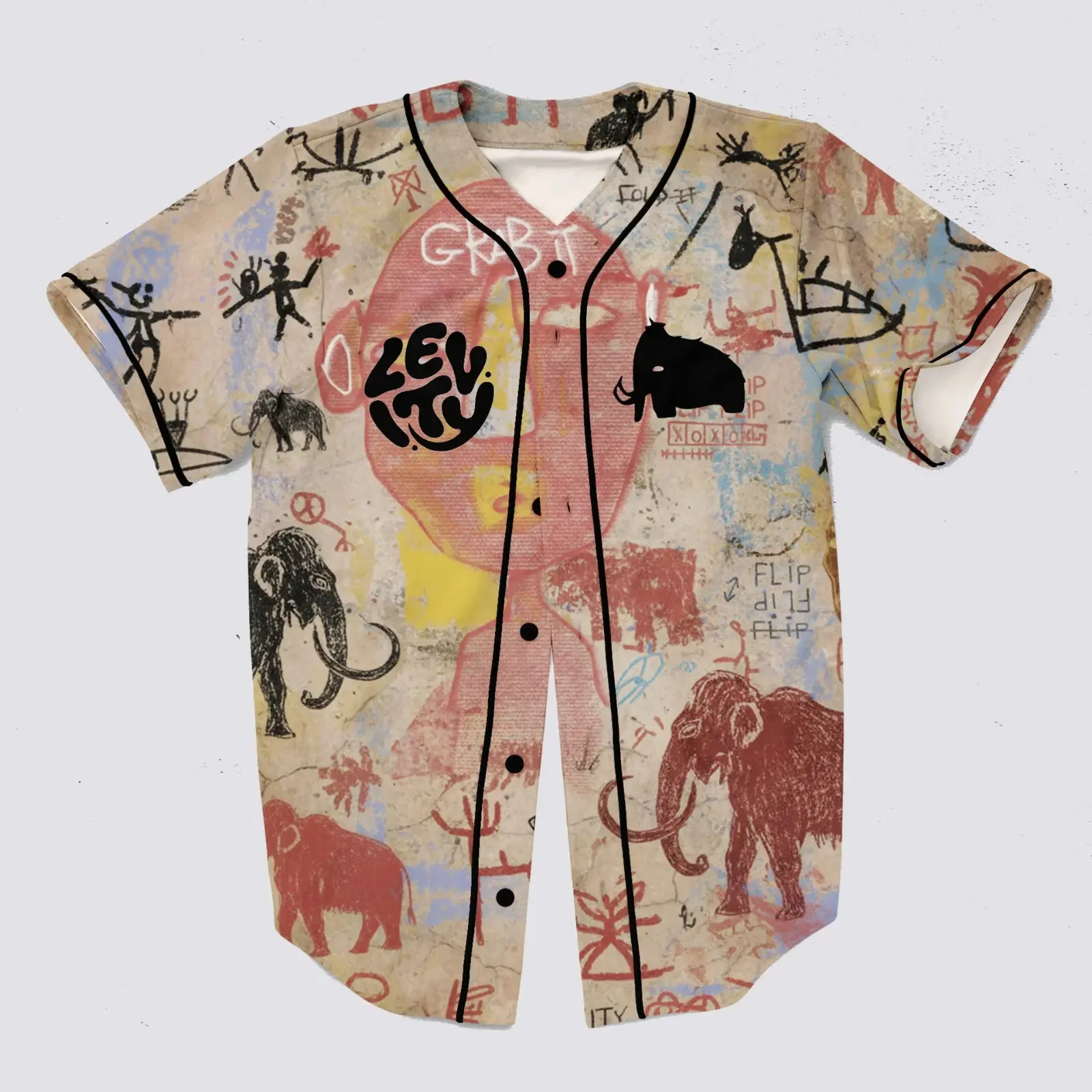 Levity Wooli Rave Baseball Jersey