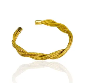 Liora Golden Grass Cuff