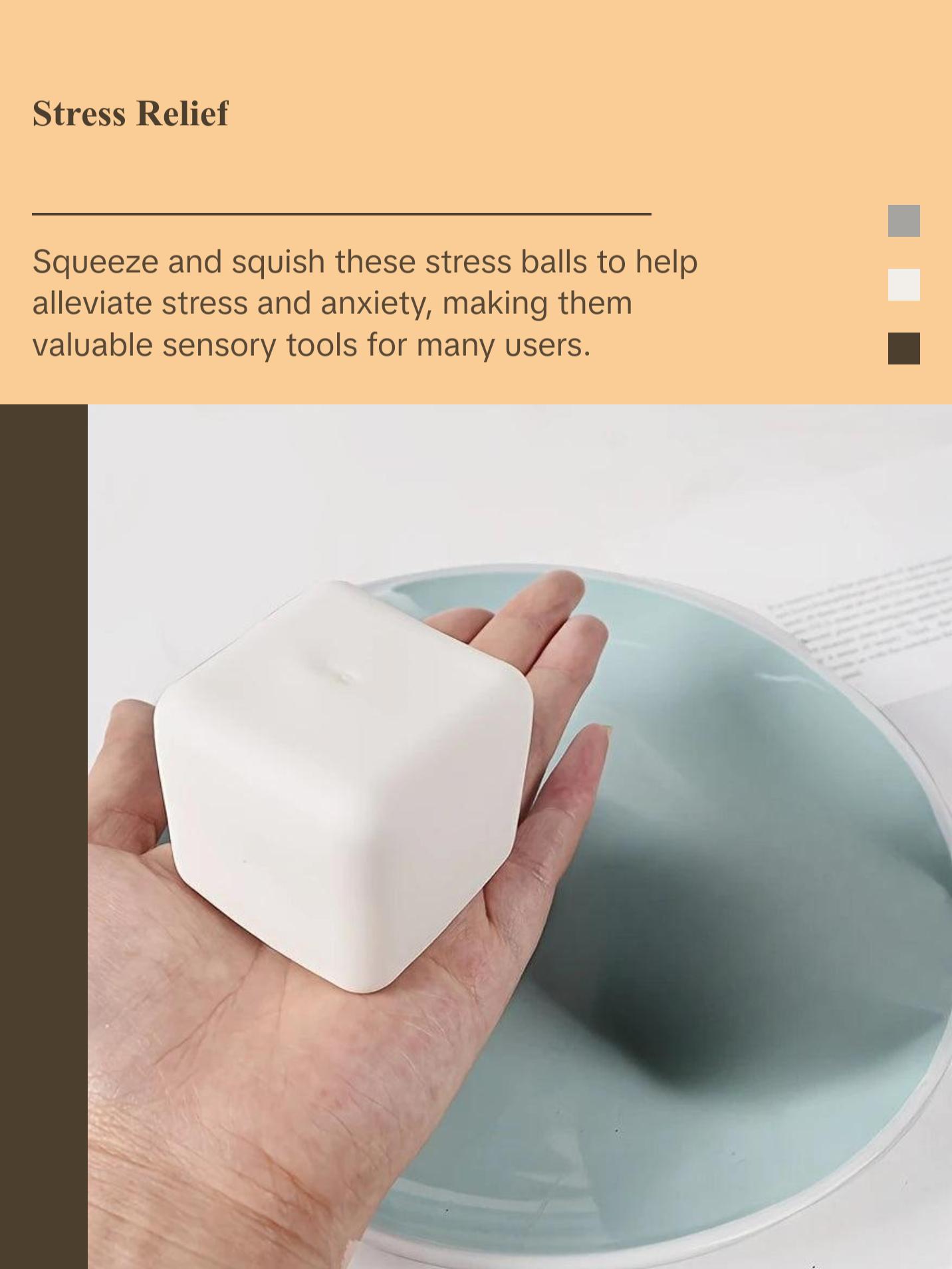 Squishy Tofu Stress Balls