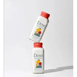 Dose Cholesterol Support 2oz Liquid Shot, Heart Wellness Formula with Amla Pomegranate CoQ10 Curcumin, Daily Herbal Vitamin Blend Drink, Easy Use