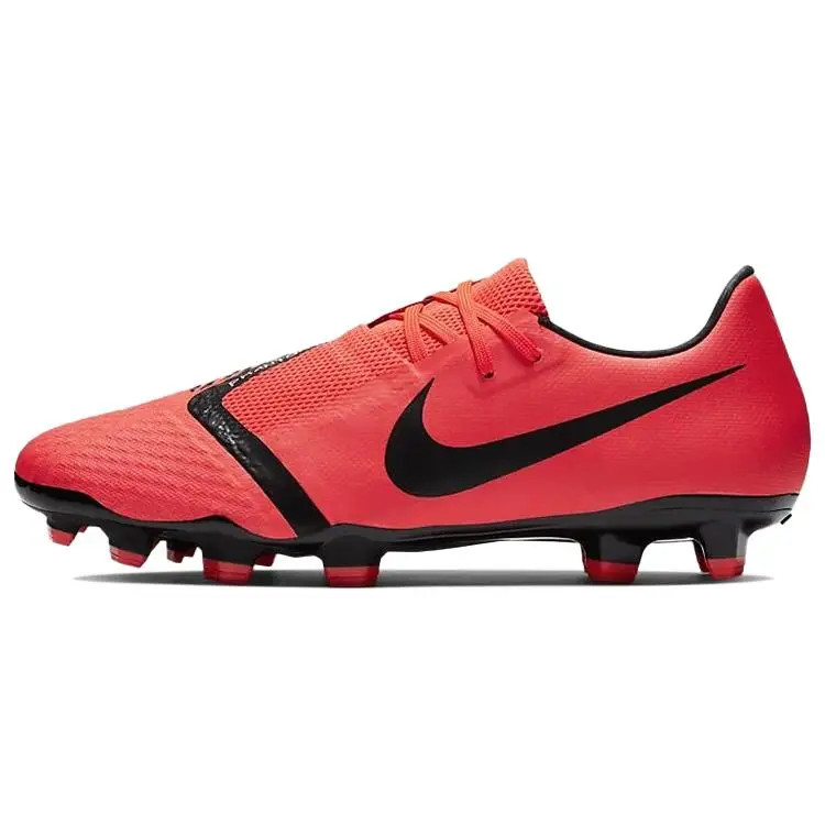 Nike Phantom Venom Academy FG Bright Crimson' Durable Non-slip Soccer Cleats Men's Black AO0566-600