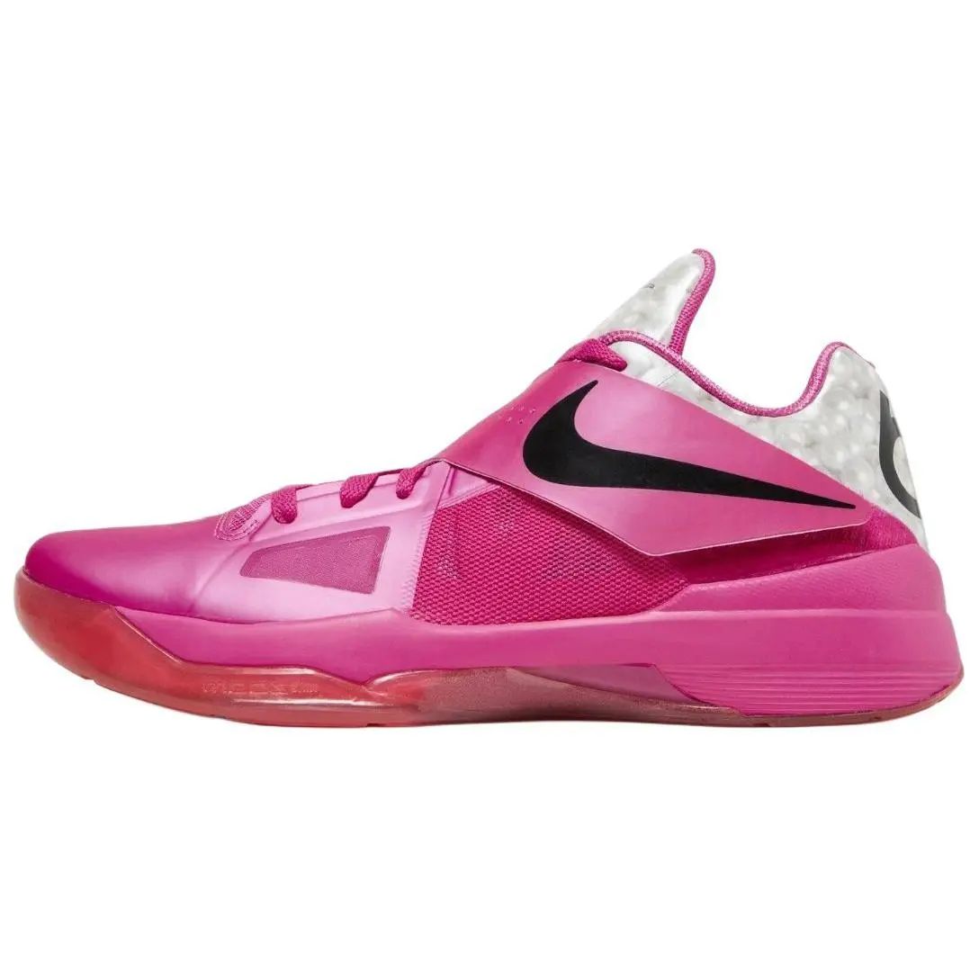 Zoom KD 4 'Aunt Pearl' 2024 Limited Ed. Floral Men's Closed-Toe Iconic Return KD4 Model Performance Sneakers, U.S. Sizes All-Season Sports Footwear