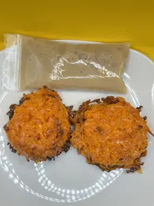 la greñuda  2 Michoacan style coconut candies with horchata la greñuda