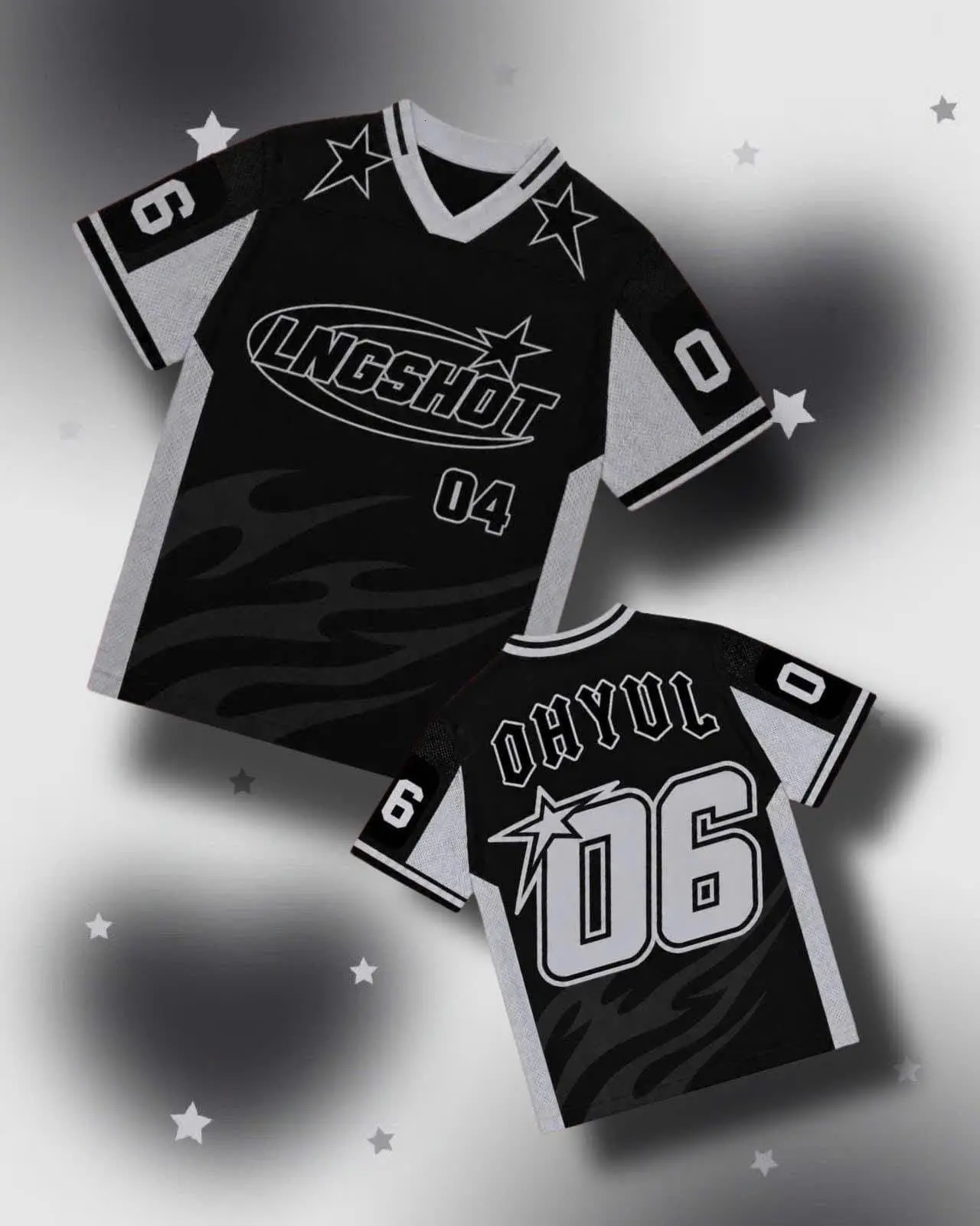 Kpop Jersey - Lngshot Jaypark Concert - Outfits for World Tour - High Quality Mesh Fabric