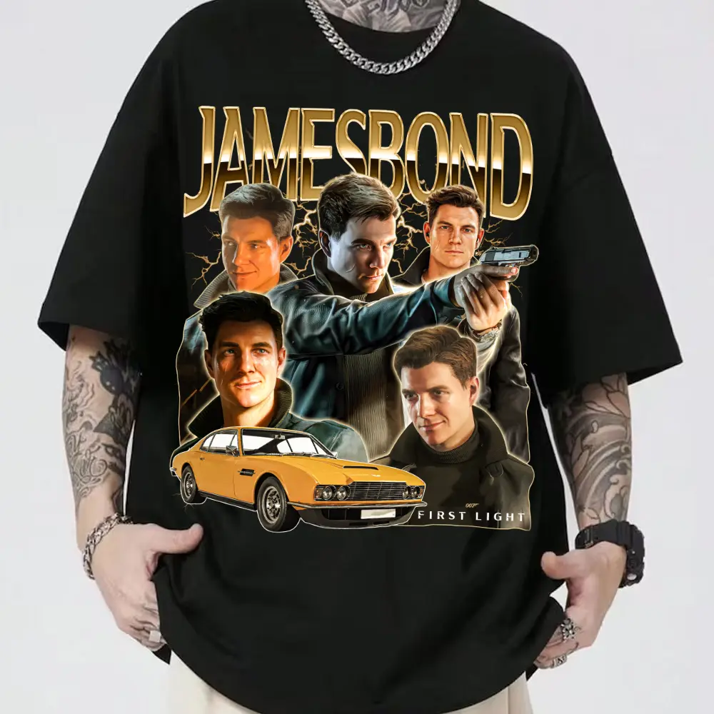 James Bond 007 First Light Game T-Shirt, Sweatshirt, Hoodie, Gift For Fans, Unisex Game Graphic Print Tee