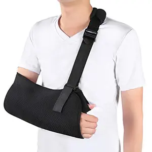 Breathable Mesh Arm Sling, Adjustable Shoulder Straps, Shoulder Brace, Unisex Adult Support Band, Left and Right Hand Compatible, Comfortable and Durable