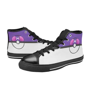 PokeCapsule Ball Master Purple High Top Shoes