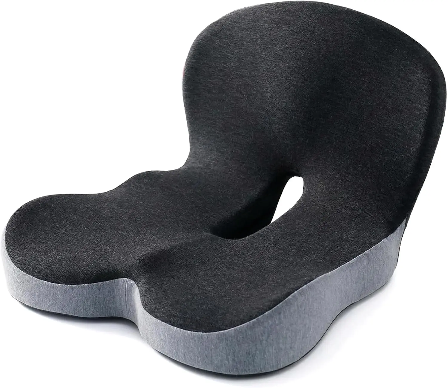 Orthopedic Cushion, L-Shaped Memory Foam Seat Cushion with Lumbar Back Support Tailbone Pain Relief, Ergonomic Non-Slip Breathable Cushion for Office Chair, Wheelchair, Travel