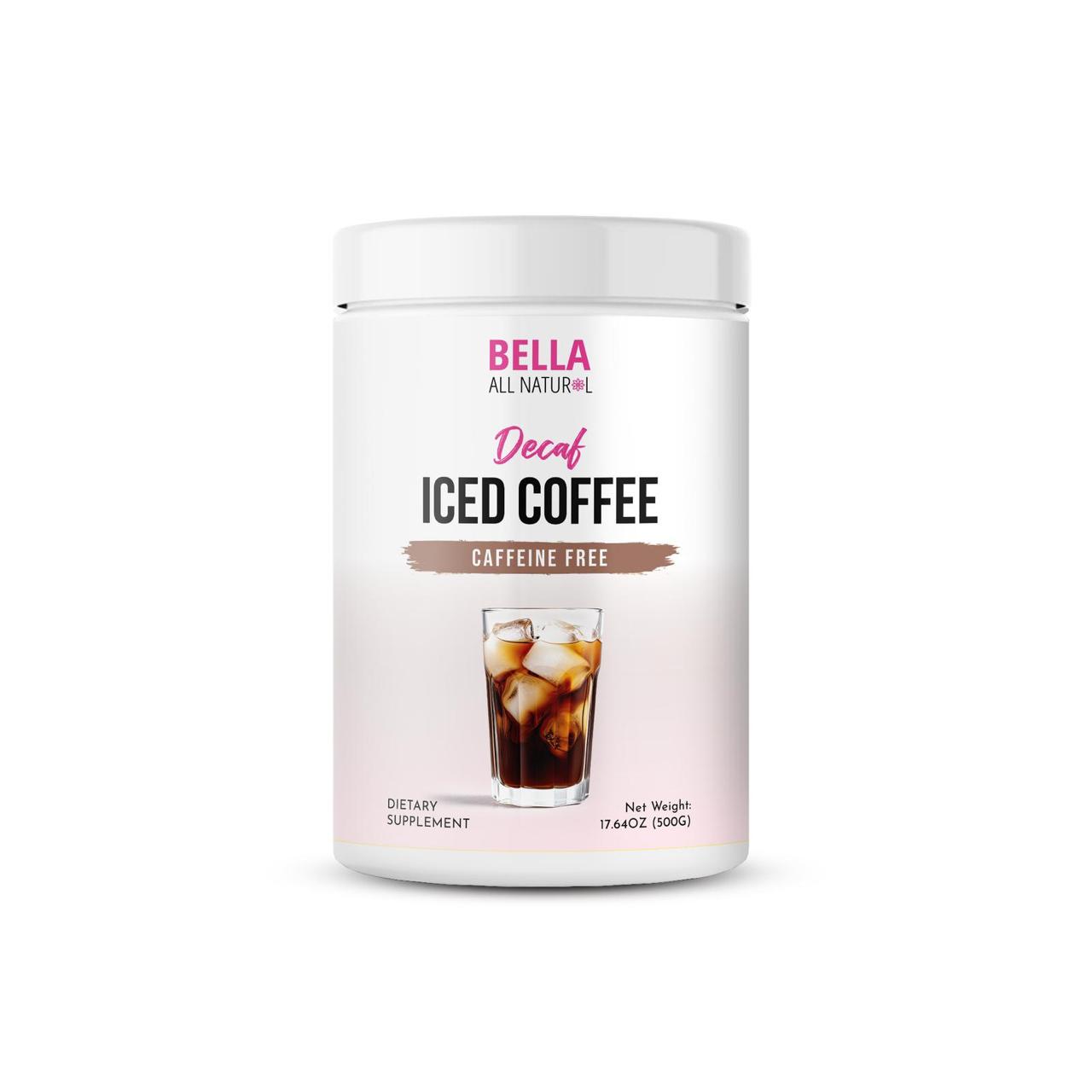 Bella All Natural Decaf Iced Coffee, 500g - Caffeine Free