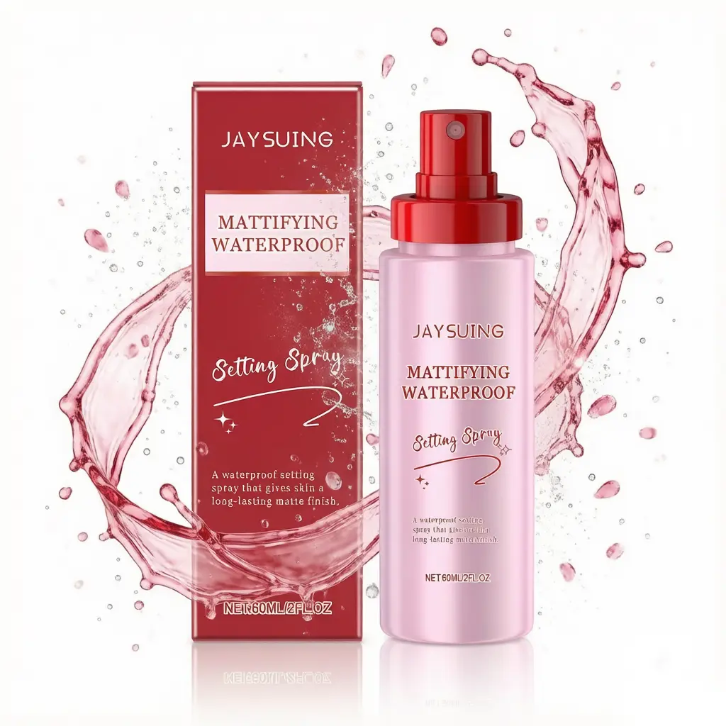 Mattifying Waterproof Makeup Setting Spray - 60ML Bottle for Oily Skin, Long Wear Contour-Friendly, Daily Oil Control, Anti-Sweat, Smudge-Proof, Long-Lasting Matte Finish Fixing Mist