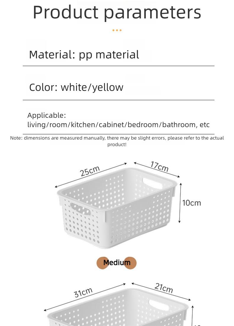 3Pcs Aestheti Nesting Storage Bins Minimalist Cream Series Organizer Set Perfect for Clothes, Toys & Kitchen Home Essentials