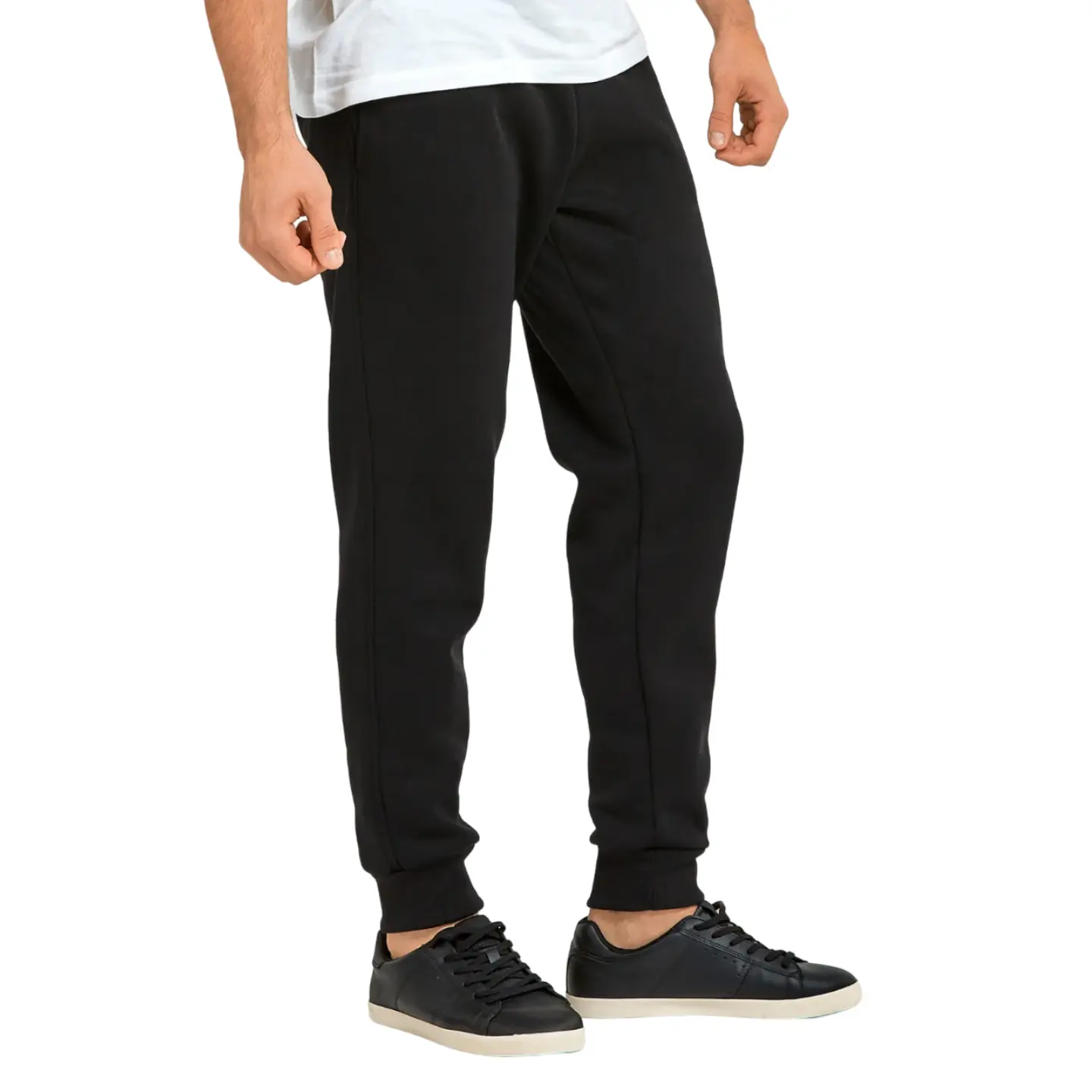 Men's Fleece Jogger Sweatpants Heavyweight Cotton with Drawstring and Pockets S-3XL Regular Plus Big & Tall Casual Elastic Waist Menswear Thermal