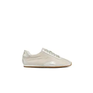 JSlides PREPPY Shoes Women's Casual Trainers Round Toe Laces All Seasons Plain Closed Sneaker