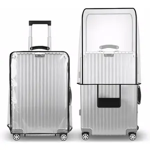 Clear PVC Suicase Cover Proecors 20/24/26/28/30 Inch Suicase Covers for Luggage - Waerproof Dusproof and Ani-Scrach 20-30 Inch Luggage Cover (20inch)