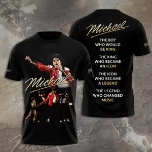 Michael Jackson 3D Apparel 3d AOP All Over Print Shirts