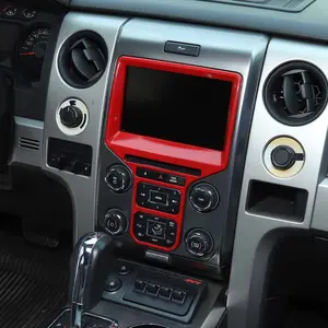 Dashboard Trim Center Console Cover Frame Accessories For Ford F150 2013-2014 Car Interior Accessories console decoration Vehicle Automotive