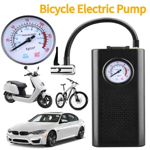Handheld Air Pump USB Charging Motorcycle Tyre Inflator Multifunctional Electric Tire Pump for Motorbike Auto Bicycle