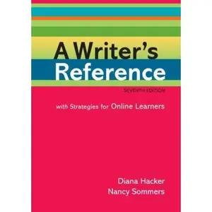 USED-A Writer's Reference with Strategies for Online Learners by Diana Hacker (Plastic Comb)