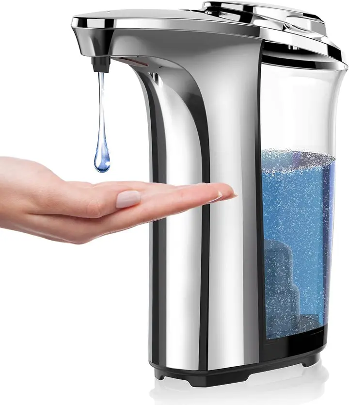 Automatic Soap Dispenser, Home & Bathroom Supply Container for Kitchen, Bathroom And Everyday Use.