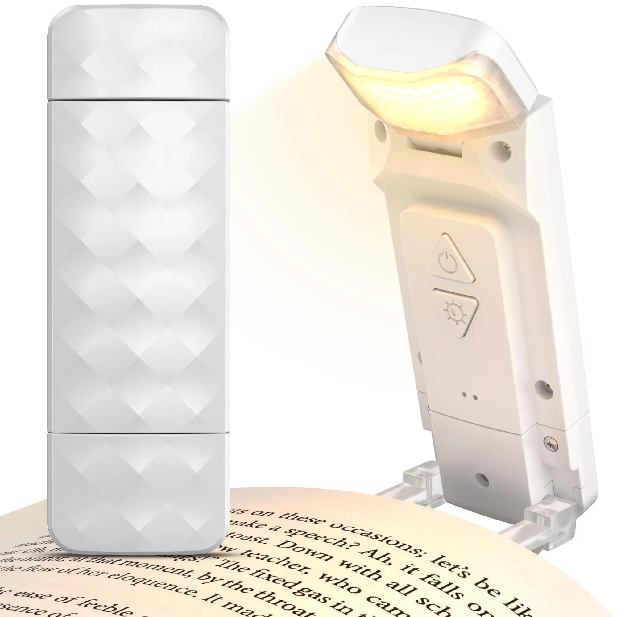 Rechargeable Reading Light, Adjustable Light with 5 Brightness Levels & 3 Color Temperatures, Eye-care Clip-on Book Light For Bedroom