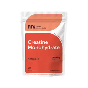Micro Ingredients Creatine Monohydrate 5000mg Per Serving, 500 Capsules