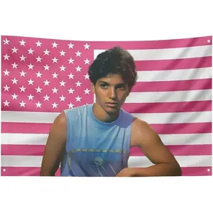 Funny Ralph American flag tapestry that can be used in kitchen, living room, bedroom, dining room,Macchio outdoors Decor tapestry y2k room decor
