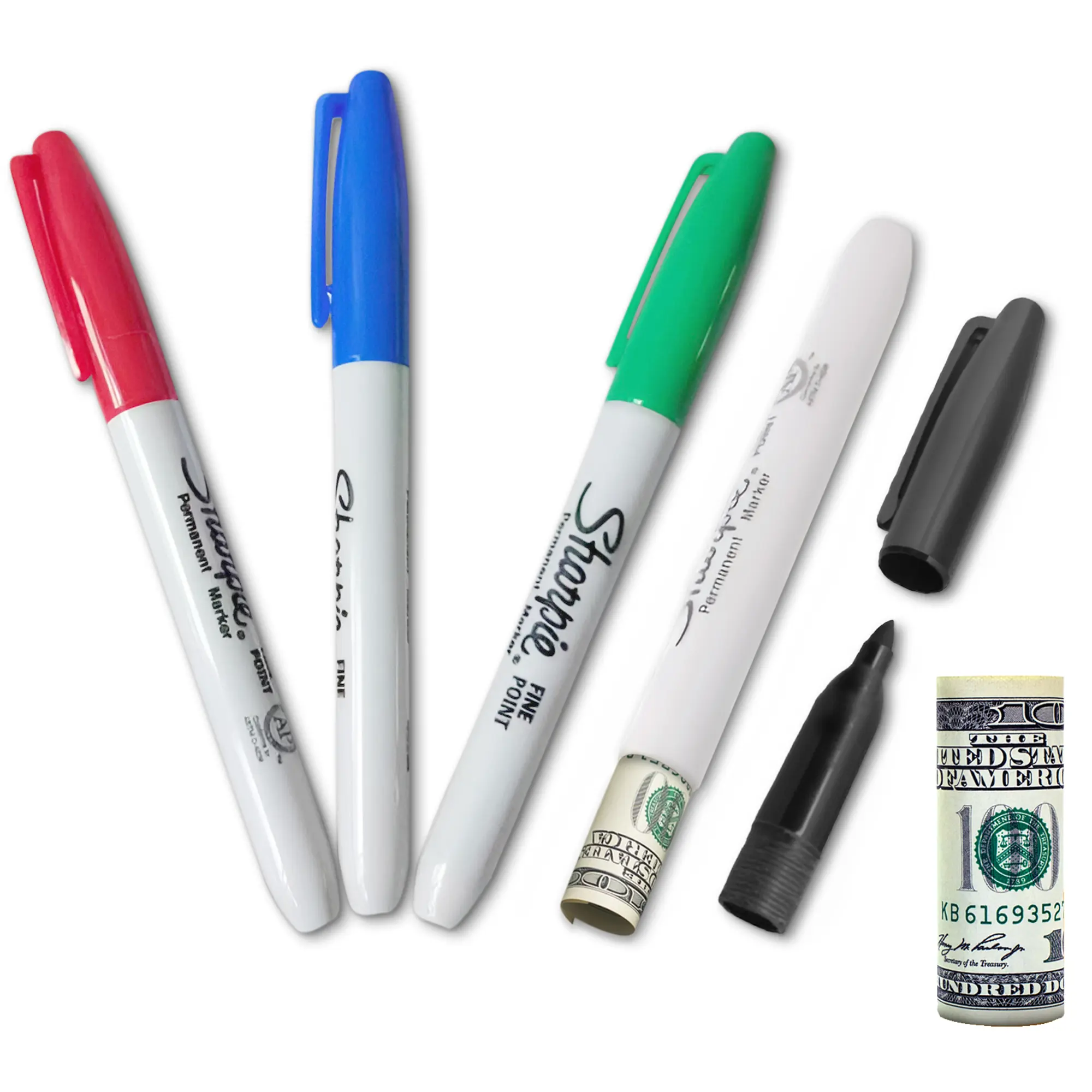 Fake Pen Diversion Safe - Hidden Secret Compartment Decoy Pen Safe to Hide Money Jewelry Small Container To Keep Valuables Safe In Plain Sight Storage Hiding Containers Safes Marker Hider Pens