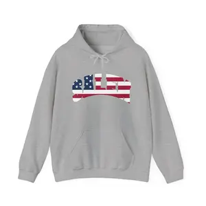 Salem American Flag Hoodie, Vintage USA Graphic Sweatshirt, Retro Streetwear Pullover, Unisex Patriotic Fan Gift Apparel