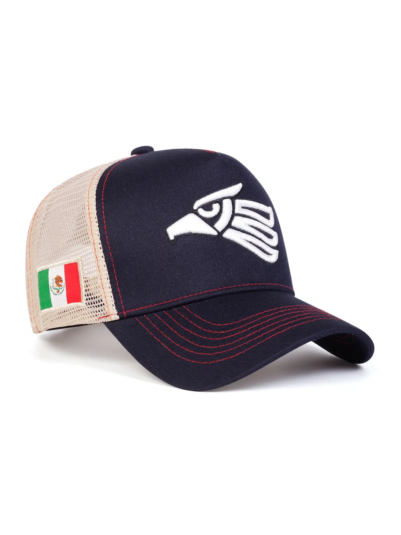 Mexican Eagle Design Baseball Cap, Graphic Trucker Hat, Adjustable Outdoor Sun Protection Hat, Casual Unisex Cap for Daily Use, for Men and Women, High Quality Hat, Graphic Hats
