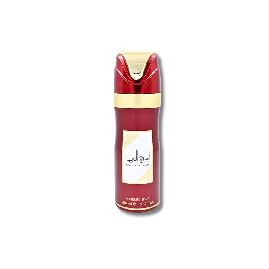 Lattafa Ameerat Al Arab Deodorant Body Spray, Refreshing Bodydeodorant with a Tender Scent for Daily Odor Protection for Adults, 200ml (6.67 fl oz), Daily Use, Perfumed Deodorants, Odor-Fighting Deodorants