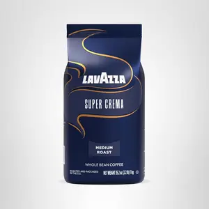 Lavazza Super Crema Whole Bean Coffee, Medium Espresso Roast, Arabica and Robusta Blend, 2.2 lb Bag, Package May Vary (Pack of 1)