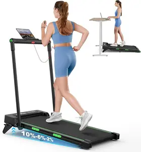 3 in 1 manual incline treadmill, Walking Pad for Home, 2.5HP Under Desk with Handle Bar, 16" Widened Running Belt, with Remote Control & LED Touch Screen