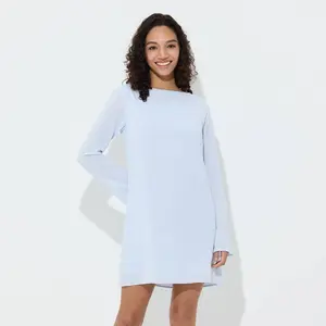 Women's Bell Long Sleeve Georgette Mini Dress - Wild Fable Blue M