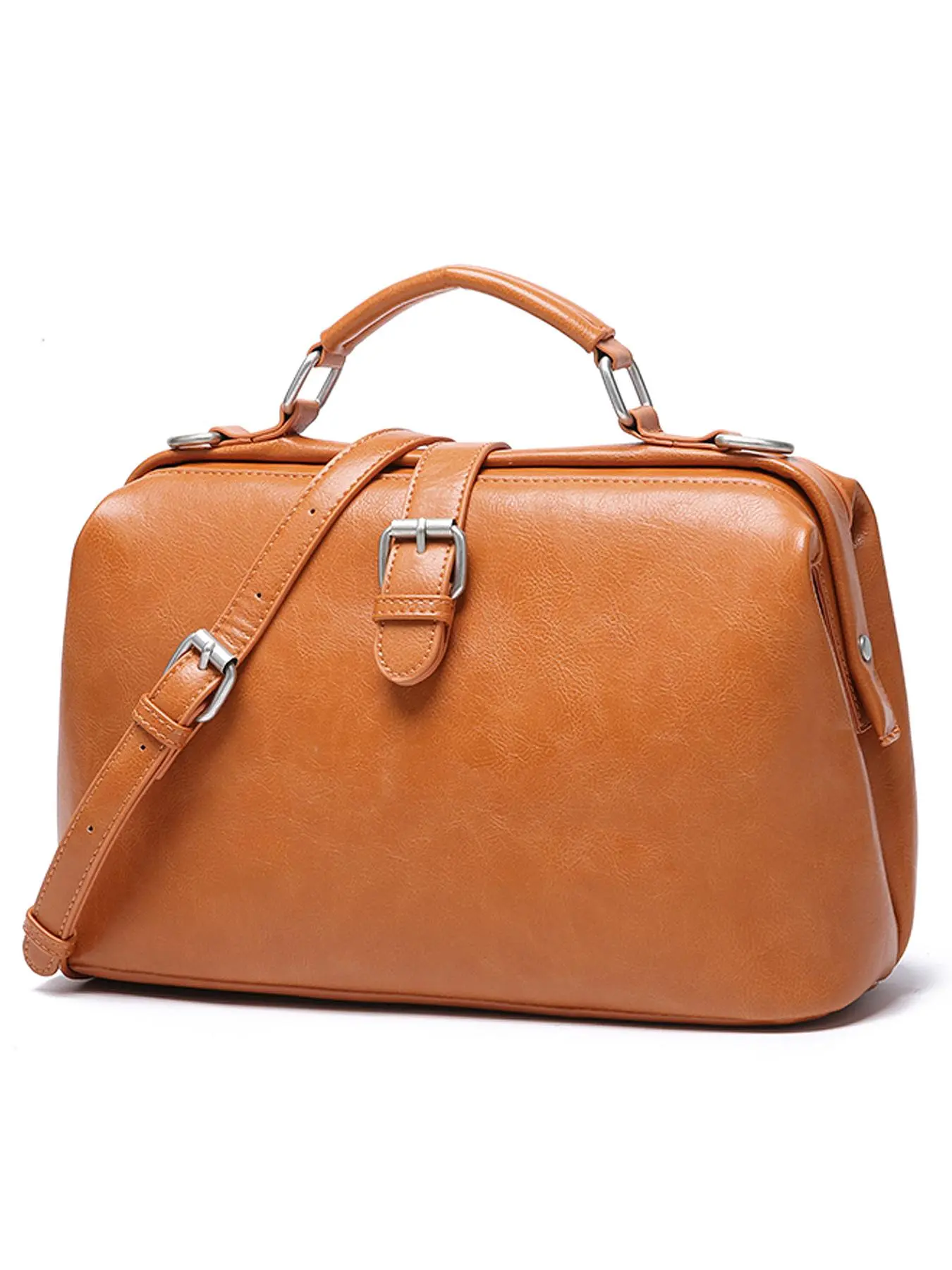 Women's Retro Style Handbag, Fashionable Solid Color Shoulder Bag for Daily Used, Casual Trendy Versatile High-quality Daily Commuting Bag, Girl Fashionable Shopping Bag, Handbag Shoulder Purse, Casual Trendy Purses, Stylish Handbag