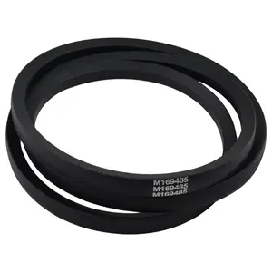 M169485 Mower Deck Drive Belt Compatible with X354 X350 X370 X380 X384 X570 X580 X584 X590 48 54 Deck V-Belt M169485 Length 74 3/4 inch; Width 5/8 inch