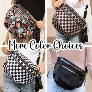 Nylon Bum Bag Crossbody Purse