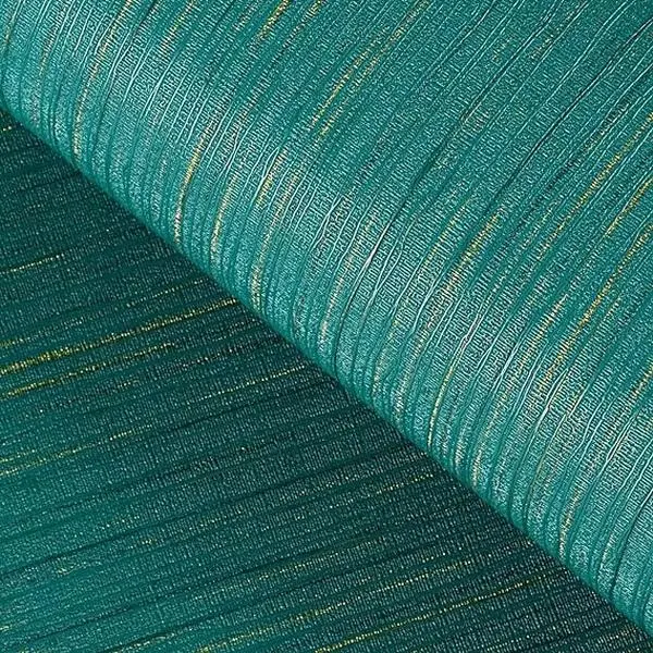 Teal Green Grasscloth Wallpaper Peel and Stick Textured Fabric Linen Wallpaper Self Adhesive Faux Grasscloth Contact Paper for Room Walls Cabinets Furniture Drawers Desk Removable 15.8"x78.8"