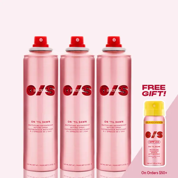 Lock, Slay, Repeat: On ‘Til Dawn Full-Sized Trio | THREE ONE/SIZE Setting Sprays for All-Day Oil Controlling Matte Finish Lock, Slay, Repeat: On ‘Til Dawn Full-Sized Trio | THREE ONE/SIZE Setting Sprays for All-Day Oil Controlling Matte Finish