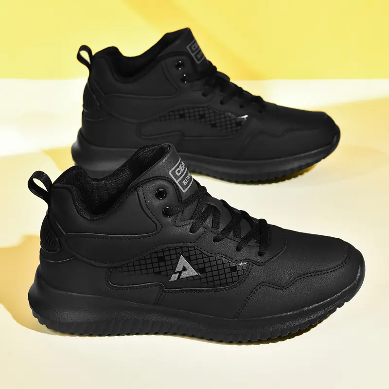 Men’s slip-resistant work boots, oil-resistant food service shoes, comfortable restaurant/hospital chef shoes