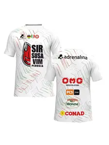 Italian Sir Susa Vim Perugia volleyball jersey T-shirt round neck quick-dry training wear breathable plus size top