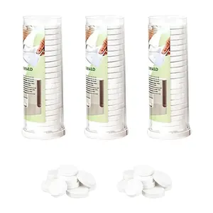 Refills for Hot Face Heater Machine, 60 Pcs Disposable Compressed Face Towels for Warmer, 3 Buckets, 20 Pcs Per